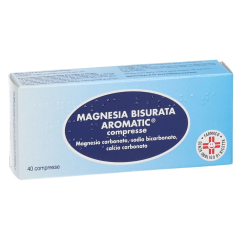 magnesia bisurata aromatic 40 pastiglie