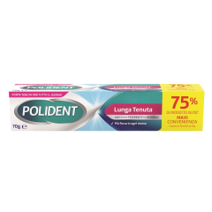 polident lunga tenuta - adesivo per dentiere formato convenienza 70g