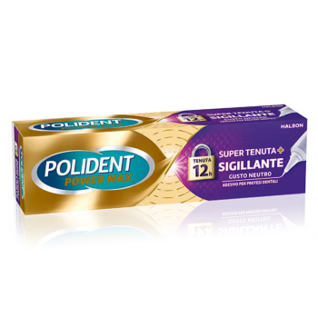 polident power max super tenuta + sigillante​ - adesivo per dentiere 40g