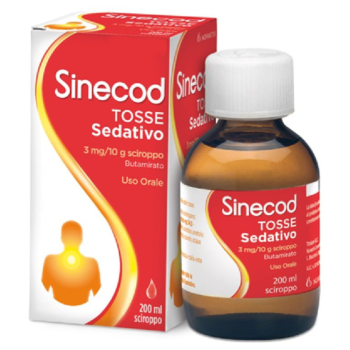 sinecod tosse sedativo 3mg/10g sciroppo 200 ml 