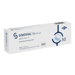 sinovial 50 2,5ml acido ialuronico 1 siringa pre-riempita