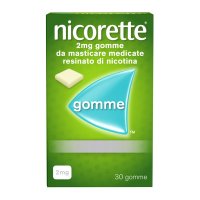 Nicorette 2mg 30 Gomme Masticabili Smettere di Fumare