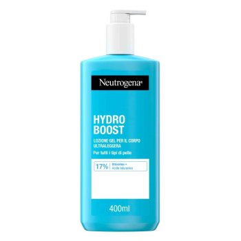 neutrogena hydro boost crema corpo idratante fluida gel con acido ialuronico 400ml