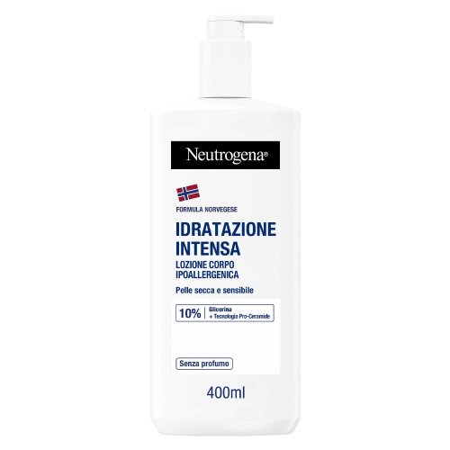 Neutrogena Crema Corpo Idratante Intensa Non Profumata Per Pelle Secca E Sensibile, Con Formula Nor