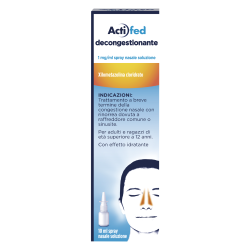 Actifed Decongestionante Spray Nasale Rinite e Sinusite 10ml