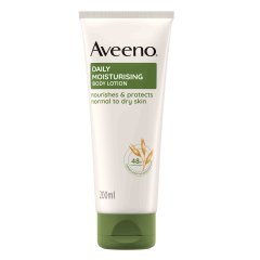 aveeno crema idatante corpo daily moisturising all'avena colloidale per una pelle sana ed elastica 200ml