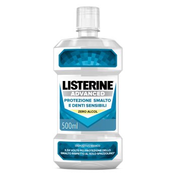 listerine collutorio advanced defence sensitive protezione smalto e denti sensibili 500ml
