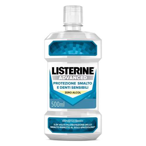 Listerine Collutorio Advanced Defence Sensitive Protezione Smalto e Denti Sensibili 500ml