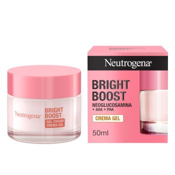 neutrogena bright boost crema idratante per viso crema gel illuminante viso con neoglucosamina 50ml