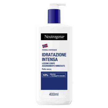 neutrogena crema idratante corpo intensa profumata adatta per pelle secca, con formula norvegese 400ml