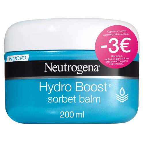 Neutrogena Hydro Boost Sorbet Balsamo Corpo Rinfrescante Con Acido Ialuronico 200ml