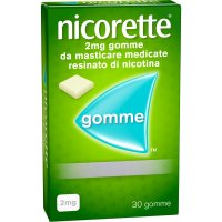 Nicorette 2mg 30 Gomme Masticabili Smettere di Fumare