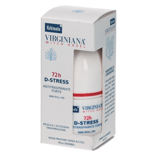 Virginiana 72h D-Stress Deodorante Antitraspirante Forte Mini Roll-On 30ml