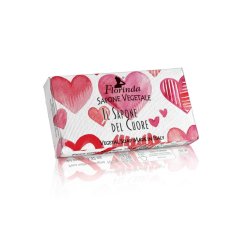 florinda - il sapone del cuore alla camelia - rosso 100g