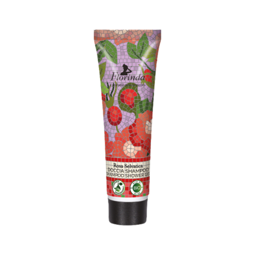 Florinda Mosaici Italiani | Doccia Shampoo Rosa Selvatica Travel Size 30 ml