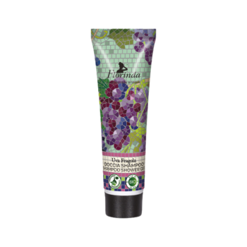 florinda mosaici italiani | doccia shampoo uva fragola travel size 30 ml