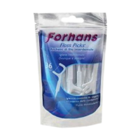 Forhans Floss Picks Archetti Di Filo Interdentale Con Punta Stuzzicadenti 36 Pezzi