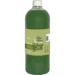 la dispensa - sapone liquido aleppo all'olio di oliva e olio di alloro 25% ricarica 1 lt