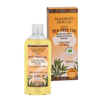 la dispensa - shampoo doccia tea tree oil con olio di nem 200ml