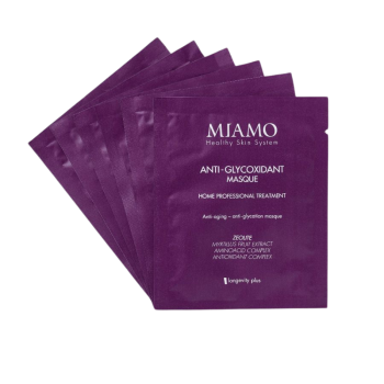 miamo anti-glycoxidant masque maschera viso anti-età e anti-glicante 6 x 10ml