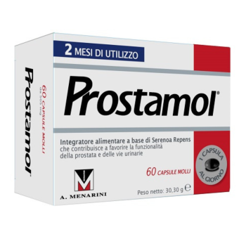 prostamol integratore alimentare a base di serenoa repens 60 capsule molli