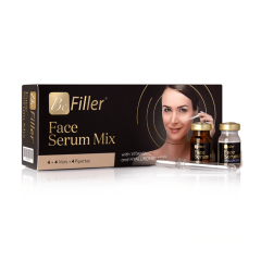 be filler face serum mix - siero con acido ialuronico vitamina e e vitamina c 4 fiale 2,3ml