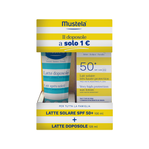 Mustela Latte Solare Spf50+ 100ml + Latte Doposole 125ml