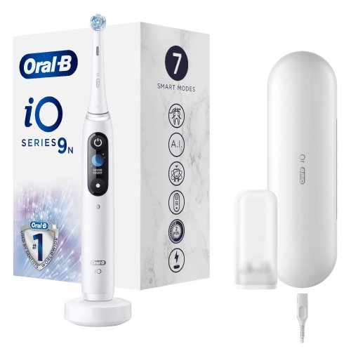 Oral-B iO Serie 9 WHITE Spazzolino Elettrico Bianco
