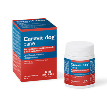 carevit dog cane 100 compresse