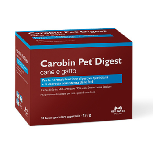 Carobin Pet Digest Cane E Gatto Granulare Appetibile 30 Bustine