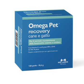 omega pet recovery cane e gatto 120 perle 