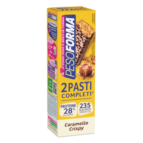 Pesoforma Barrette | Sostituto Pasto Caramello Crispy 2 Pasti