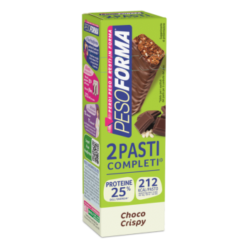 pesoforma barrette | sostituto pasto choco crispy 2 pasti 