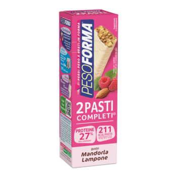 pesoforma barrette | sostituto pasto mandorla lampone 2 pasti