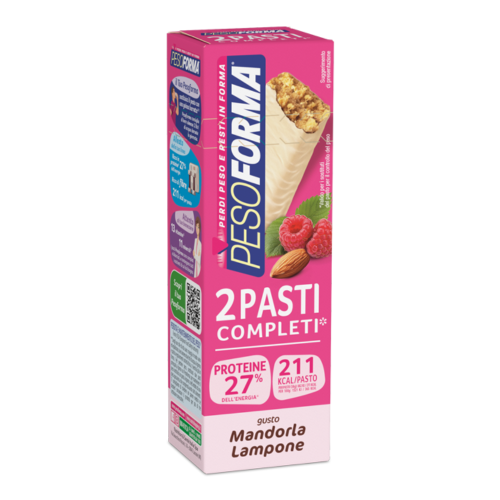Pesoforma Barrette | Sostituto Pasto Mandorla Lampone 2 Pasti