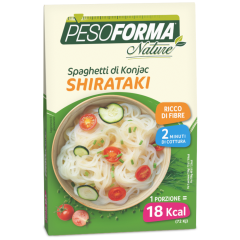 pesoforma shirataki spaghetti di konjac 150g