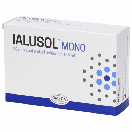 Ialusol Mono Gocce Oculari 20 Minicontenitori Richiudibili 0,5ml