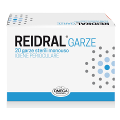 reidral 20 garze sterili monouso igiene perioculare