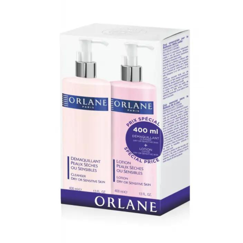 Orlane Cofanetto Demaquillant E Lotion Pelle Secca - Detergente Struccante + Lozione Tonificante Du