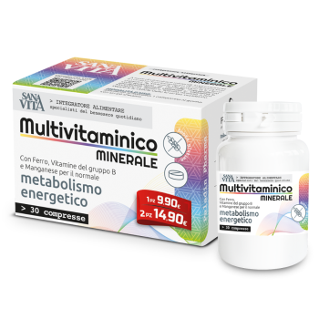 sanavita multivitaminico e minerali 30 compresse