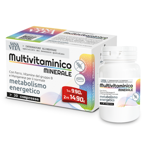 Sanavita Multivitaminico E Minerali 30 Compresse