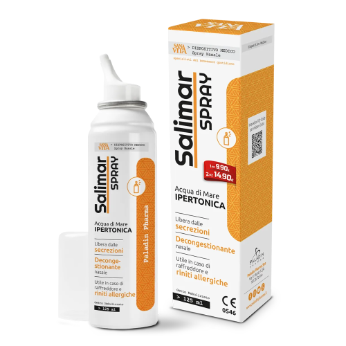 Sanavita Salimar Soluzione Ipertonica Spray Nasale 125ml