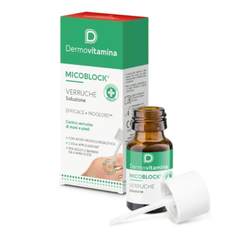 dermovitamina micoblock trattamento verruche di mani e piedi 2ml