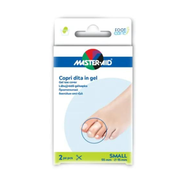 master aid foot care copri dita gel small 2 pezzi