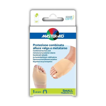 master aid foot care protezione combinata alluce valgo e metatarso small