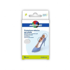 master aid foot care protezione in gel adesiva 6 pezzi