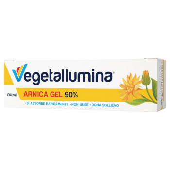 vegetallumina arnica gel 90% | gel lenitivo per massaggi | 100 ml