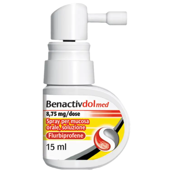 benactivdol med gusto limone e miele spray flurbiprofen 8,75mg/dose 15ml