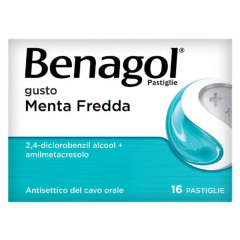 benagol 16 pastiglie gusto menta fredda - 12+ anni