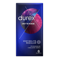 Durex Intense Con Rilevi e Nervature Vestibilità Regular 6 Profilattici